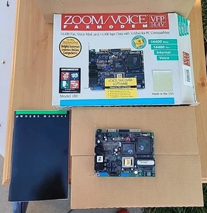 Zoom Voice FAXMODEM VFP 14.4V CARD UNTESTED - Picture 1 of 5