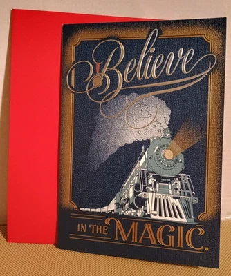 NEW Hallmark "The Polar Express" Movie - Christmas Card "Believe in the Magic"