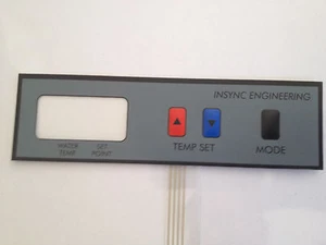 Neu Vergleichen Raypak 009184F RP2100 SWITCH AUFKLEBER TASTATUR Membran VON INSYNC ENG - Bild 1 von 2