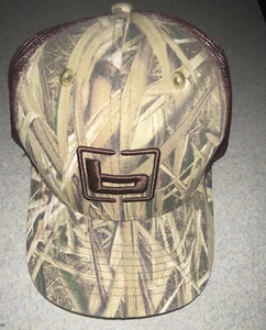 Engranaje con bandas b logotipo roble musgoso cuchillas camuflaje camionero malla trasera sombrero gorra de sarga nuevo sin etiquetas - Imagen 1 de 9