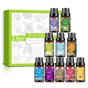 10x 10ml Fragrance Oil Set Essential Oil For Diffuser,Candle,Wax Melts Making AU - Picture 1 of 10
