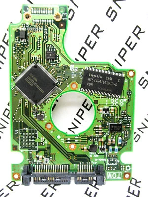 PCB - Hitachi 160GB HTS543216L9SA00 SATA 0A57253 Laptop DA2352 HardDrive DA2110A - Image 1 of 4