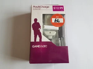 Play & Charge Kit For Microsoft Xbox 360 Controllers Gameware NEW UNUSED - Picture 1 of 5