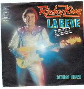 Ricky King- Le Reve Fehldruck auf Cover  - Single - 1976 Epic Records  VG++ - Bild 1 von 2