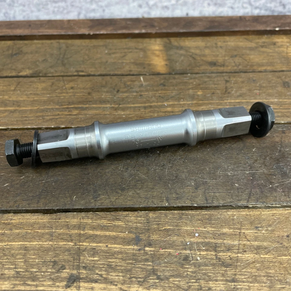 Vintage Shimano Dura Ace BB-7400 Spindle Italian 70 mm Bottom Bracket 113 mm - Image 1 of 4