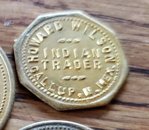 Navajo Trade Medaille - Howard Wilson 5 Cent - Bild 1 von 2