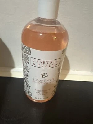 Crabtree & Evelyn Bath & Shower Gel 16.9 oz Ginger Spice & Evertthing Nice NEW - Image 1 of 3