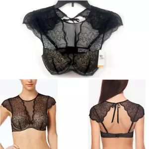 B.tempt'd by Wacoal After Hours Bralette Night Black Choose Size New 959220 - Picture 1 of 3