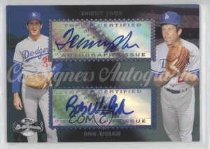 2006 Topps Co-Signers Dual Auto Tommy John Bob Welch #CS-58 Auto