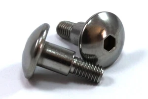 2x Fairing Bolts Stainless m6 x 20mm +10mm Shoulder for Suzuki 09139-06087 - Picture 1 of 5