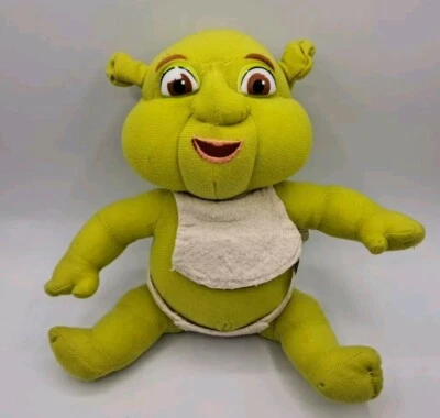 "Juguete de peluche Shrek The Third Ogre bebé 9,5"" DreamWorks 2006 Nanco" Foto 1 de 4