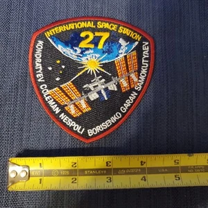 Parche de expedición conmemorativa de la misión 27 de la Estación Espacial Internacional ISS de la NASA - Imagen 1 de 2