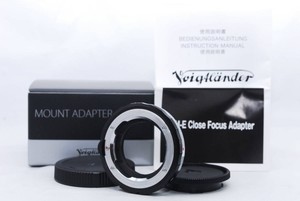 original box attaching VoightLander Voigtlander VM-E Close Focus Adapter 1073