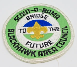 Blackhawk Area Council ROCKFORD Illinois 1960s Scou t-O- Rama 3" Patch - Picture 1 of 5