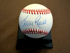 JERRY REUSS 1981 WSC DODGERS PIRATES SIGNED AUTO CHARLES FEENEY ONL BASEBALL JSA - Picture 1 of 3