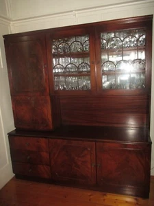 The Petworth Suite Cocktail Cabinet Bar with Mirrored Back, Glass Shelf, Lights - Picture 1 of 10
