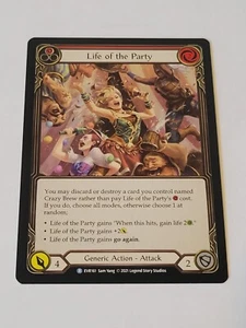 Life of the party (Red) rare everfest 1st edition NM Flesh And Blood - Bild 1 von 2