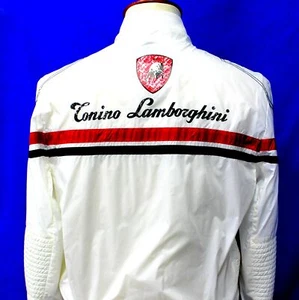 'Lamborghini sportswear' white jacket in nylon very lightweight size S - M - Picture 1 of 9