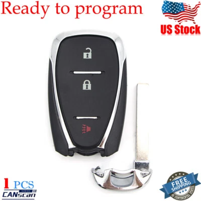 Para 2018 2019 2020 2021 Chevrolet Equinox Control remoto sin llave Smart Car Llavero 3B Foto 1 de 4
