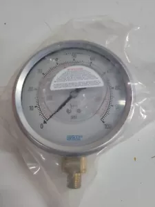 1) New no Box! Wika Type 213.53 4" Pressure Gauge - 100 PSI - 1/4" NPT LM - Picture 1 of 3