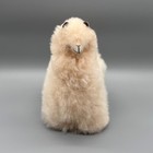 Alpaka Stofftier aus 100% Baby-Alpakawolle - Flauschig & In Braun oder Beige