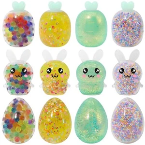 12 Pack Easter Squeeze Ball Toys Rabbit/Egg/Carrot Stress Balls Squishy Toys ... - Picture 1 of 9