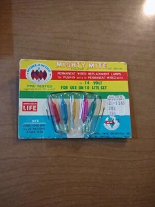 Vintage Mighty Mite Ersatzlampen Birnen - 5 Birnen NOS Katalog Nr. 1145-1 - Bild 1 von 2