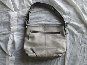 Y2K Coach Duffle Convertible Shoulder Crossbody Bag Silver Gray - Picture 1 of 10