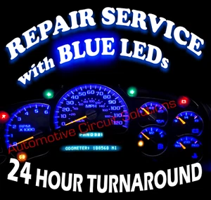 03-07 GM Tahoe Chevrolet Silverado Instrumento Medidor Grupo SERVICIO DE REPARACIÓN + LED - Imagen 1 de 9