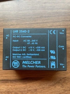 Melcher AC-DC Converter LHR 2540-2 unused purchased from Farnell - Picture 1 of 5