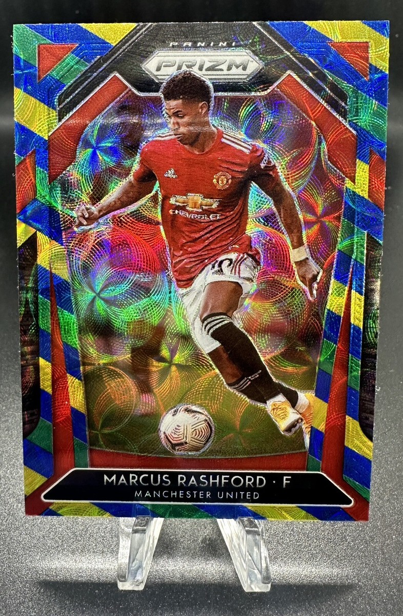 2020-21 Panini Prizm Premier League Marcus Rashford #14 for