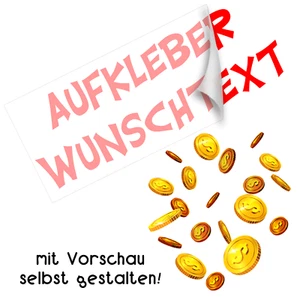 Beschriftung Autoaufkleber Klebebuchstaben selbst gestalten mit Vorschau! Extra - Bild 1 von 10