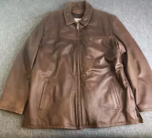 Chaqueta forrada Wilsons Julian de cuero marrón Thinsulate para hombre XL marrón sobrenatural - Imagen 1 de 19