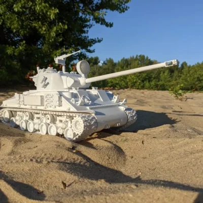 1/16 3d printed RC tank Israeli M-50/M-51 "Super Sherman" - Image 1 of 4