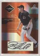 2005 Leaf Limited Monikers Bronze /50 Brandon Webb #96 Auto