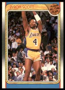 1988-89 Fleer Byron Scott #122 Los Angeles Lakers - Picture 1 of 2
