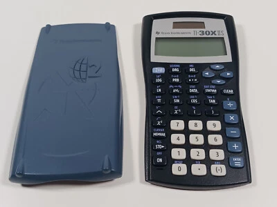 Texas Instruments TI-30XS IIS Solar Calculator w/ Cover - Tested, Working - Image 1 of 4