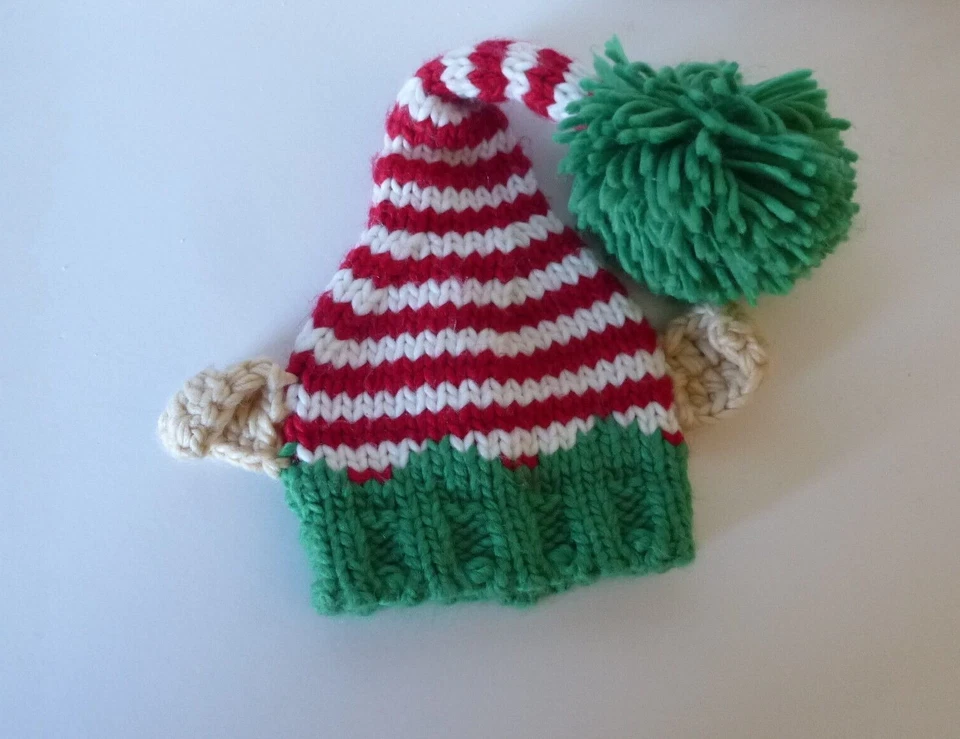 Gorra de ganchillo de utilería de fotografía de bebé recién nacido hecha a mano multicolor Foto 1 de 1