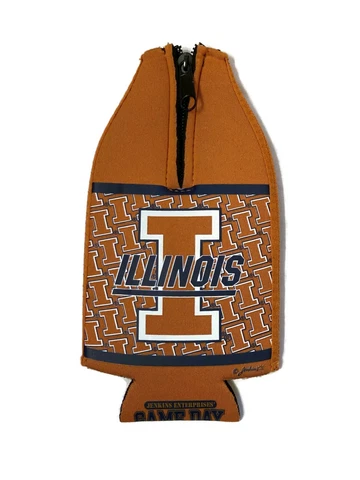 Illinois University Beverage Bottle Sleeve - Neoprene Cover