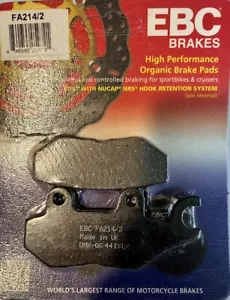 Genuine EBC Rear Brake Pads TRIUMPH #FA214/2 - Picture 1 of 1