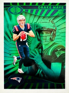 2024 Panini Illusions Drake Maye GREEN Trophy RC #59 Patriots Rookie! - Picture 1 of 3