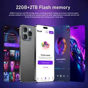 2025 Global Version 5G 7.3HD Dual SIM Android 14 Unlocked 8000mAh 10 Core - Photo 1 sur 12