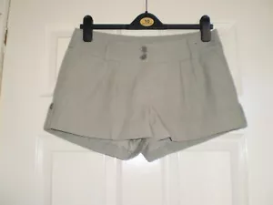 Shorts “Atmosphere“ With Belt Light Grey Colour Size: 10 ( UK ) Eur 38 - Picture 1 of 6