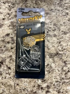 Elco 47804 Mirror Kit RM 96111 / 4 x Clear Mirror Wall Mounting Clip/Brackets - Picture 1 of 5