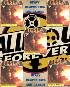FALLOUT 76-PC-150X TESLA SCIENCE #9 - Picture 1 of 1