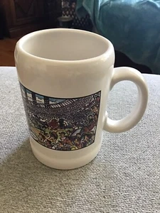 TAZA GRANDE INDIOS CLEVELAND 5,5 pulgadas de alto por mercancía genuina borde personalizado - Imagen 1 de 9