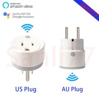 WIFI Smart Power Wireless Switch Socket Timer EU/US Plug For Alexa & Google home