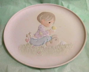I BELIEVE IN MIRACLES PRECIOUS MOMENTS COLLECTIBLE PLATE 1982 - Picture 1 of 4