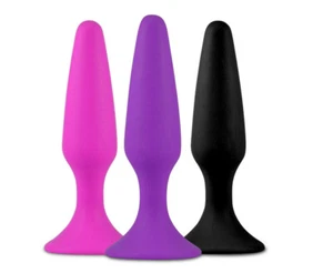 Lovetoy Silicone anal indulgence anal toys butt plug anal Dildo sex toys 4.5Inch - Picture 1 of 16