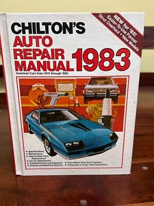 1983 CHILTONS AUTO REPAIR MANUAL - CAR, MECHANIC - Picture 1 of 8